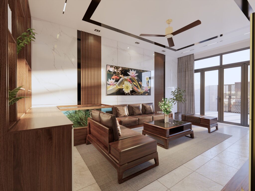 Thiết Kế Nội Thất Phòng Khách Tân Cổ Điển Cho Nhà Cấp 4 Thiết Kế Nội Thất Phòng Khách Tân Cổ Điển Cho Nhà Cấp 4