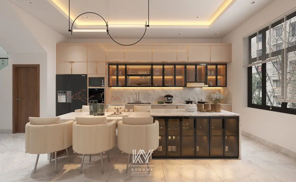 Tủ Bếp Gỗ Công Nghiệp