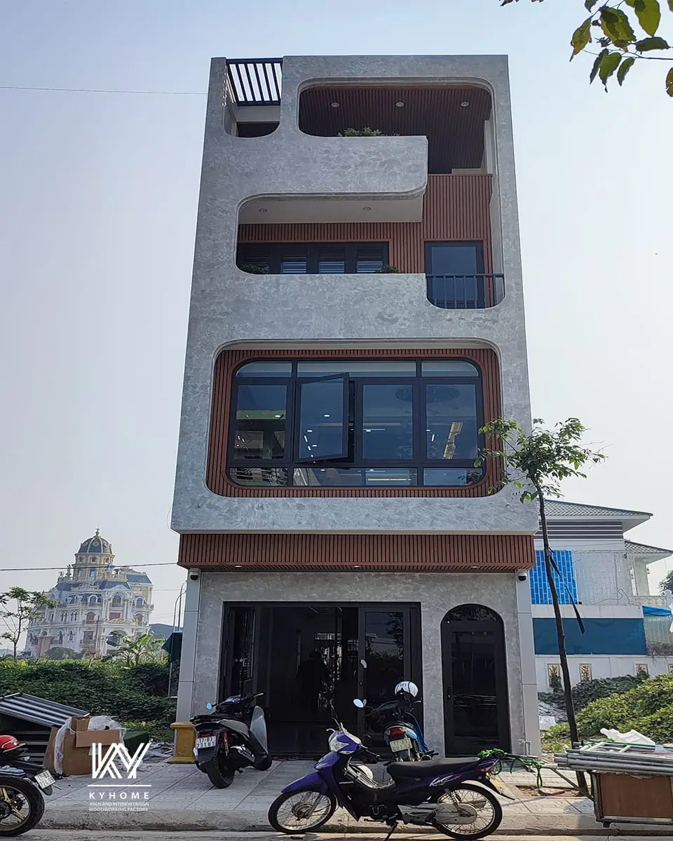 dự án hoàn thiện kiến trúc nội thất tại Thái Bình