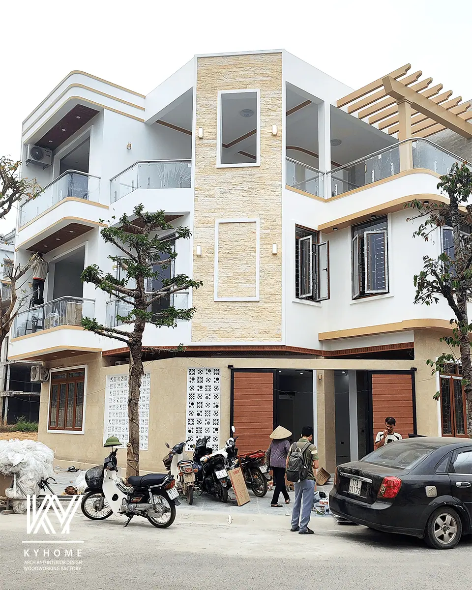 dự án hoàn thiện biệt thự song lập