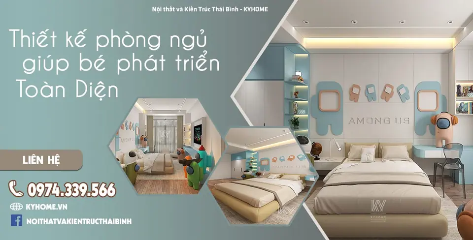 Thiết kế phòng ngủ cho trẻ em