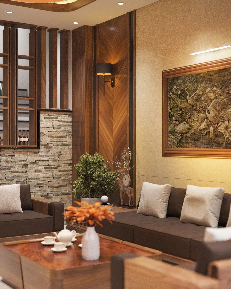 Phong cách thiết kế phòng khách hiện đại