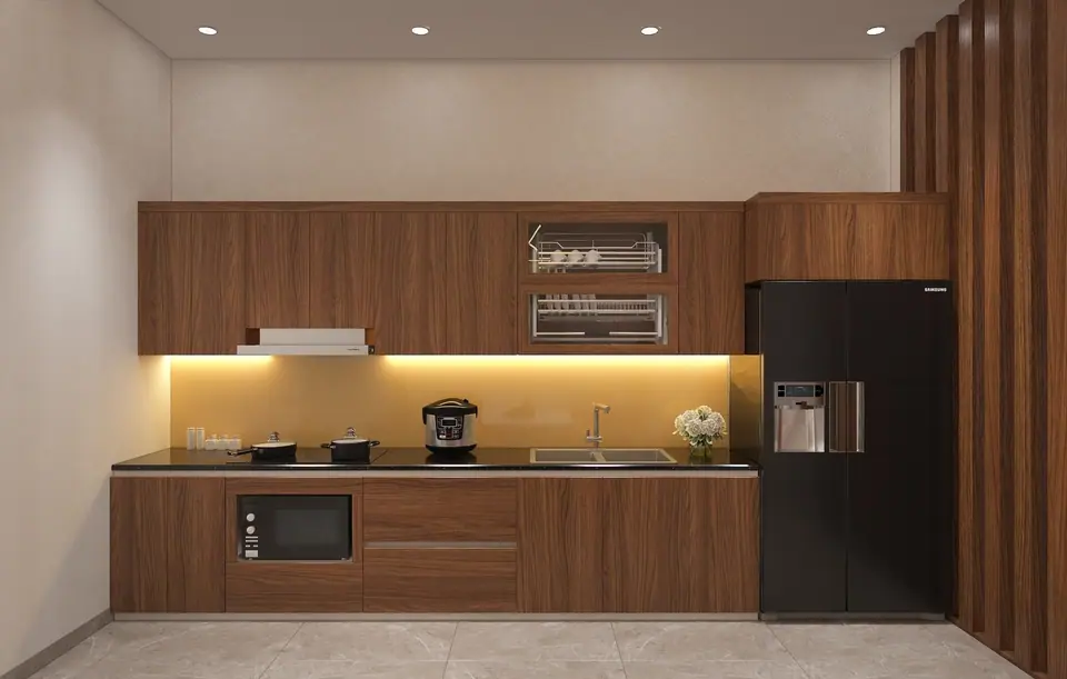 Các Mẫu Tủ Bếp Đẹp Thi Công Hoàn Thiện Tại Thái Bình