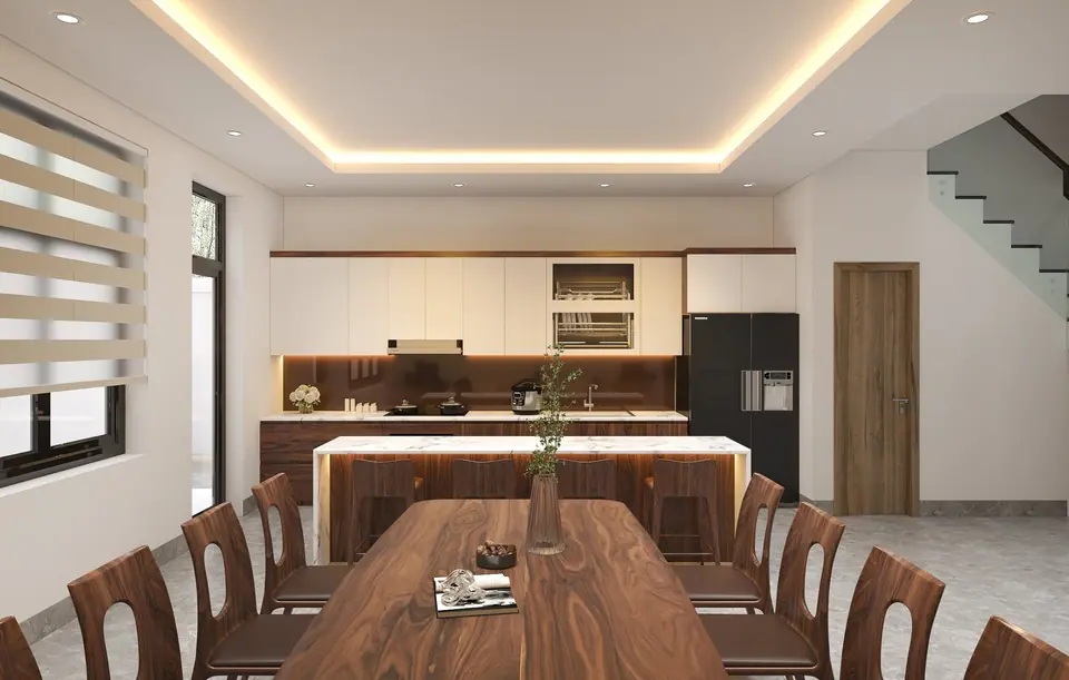 Các Mẫu Tủ Bếp Đẹp Thi Công Hoàn Thiện Tại Thái Bình