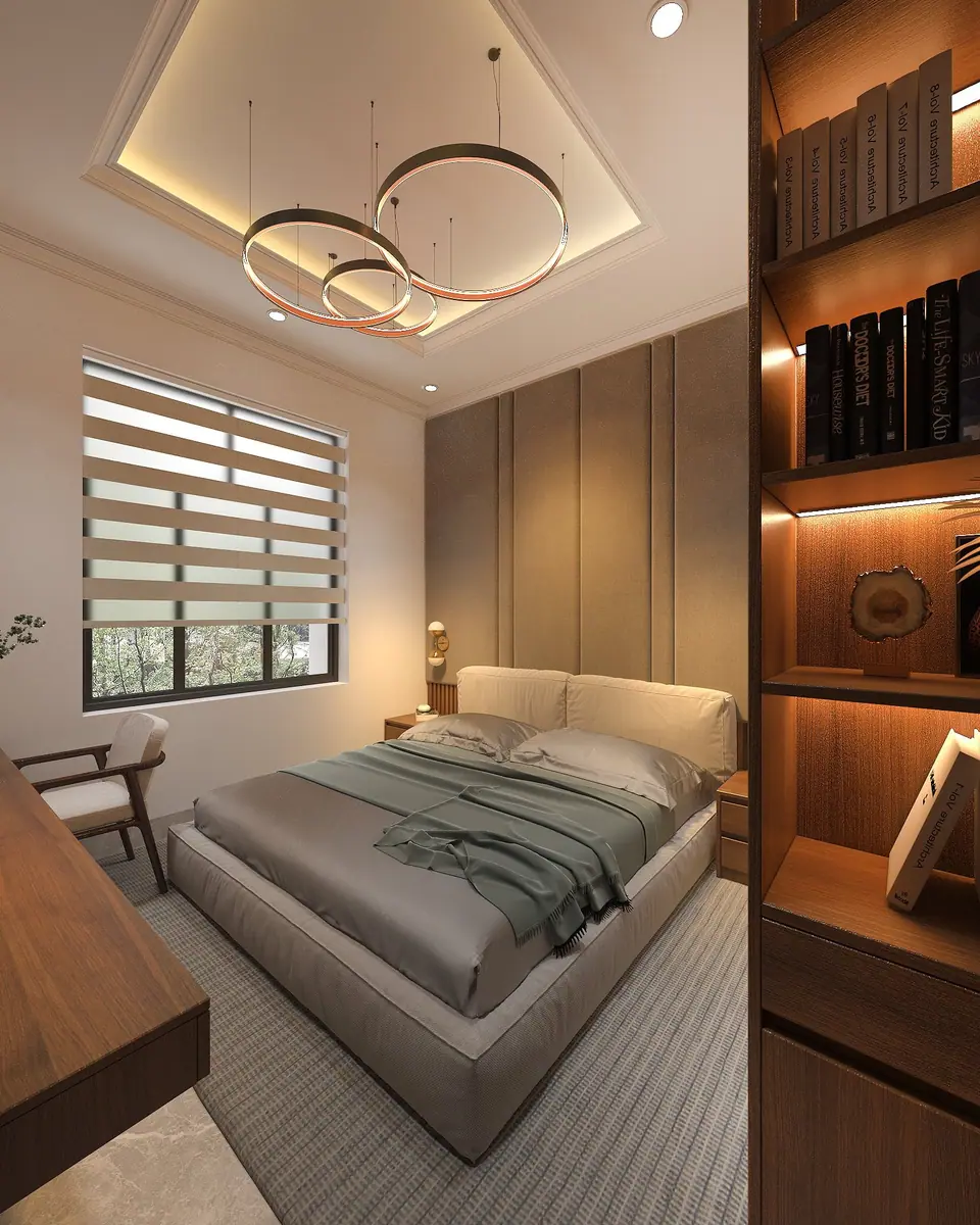 Sử dụng tông màu sáng và gương phản chiếu
