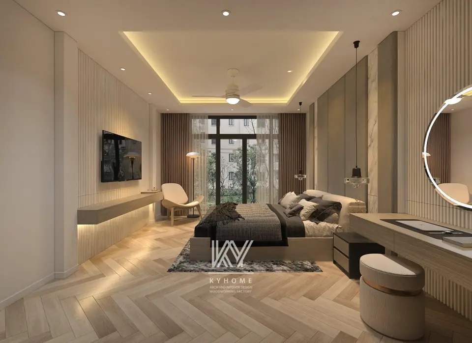 mẫu phòng ngủ vợ chồng sang trọng ấn tượng nhất 2024