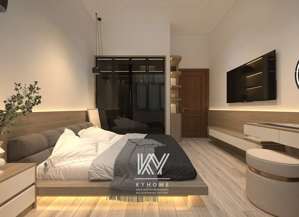 mẫu phòng ngủ vợ chồng sang trọng ấn tượng nhất 2024