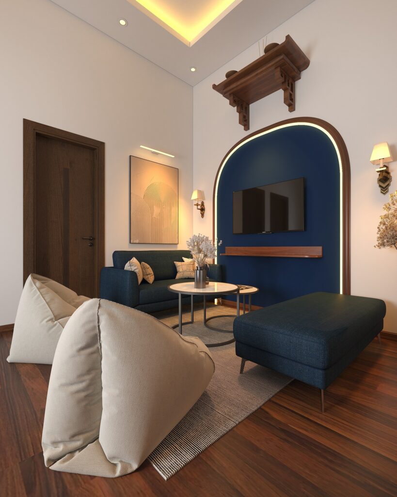 Thiết Kế Phòng Khách 4m