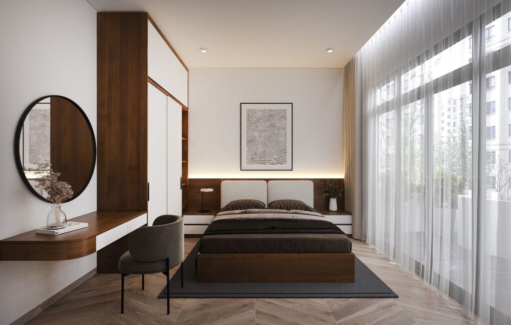 Mẫu giường ngủ có hộc kéo