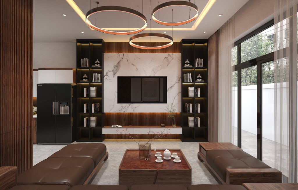 thi công nội thất tại quỳnh phụ