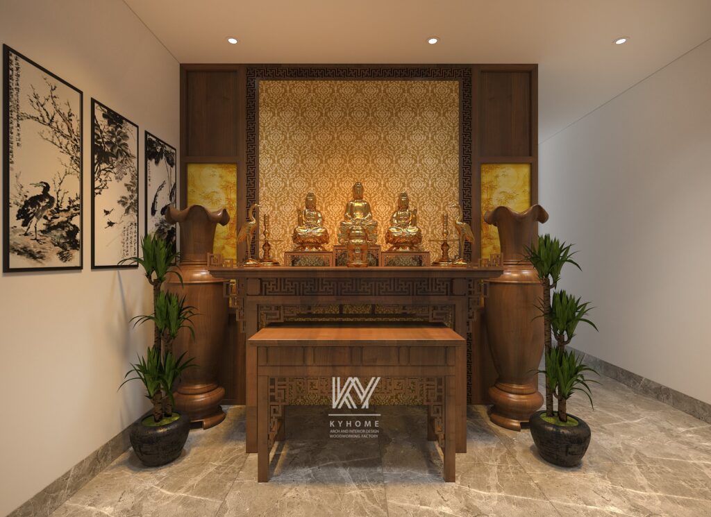 Mẫu Phòng Thờ Đẹp Hút Tài Lộc