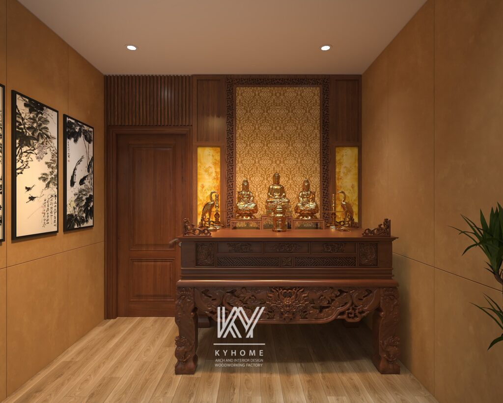 Mẫu Phòng Thờ Đẹp Hút Tài Lộc