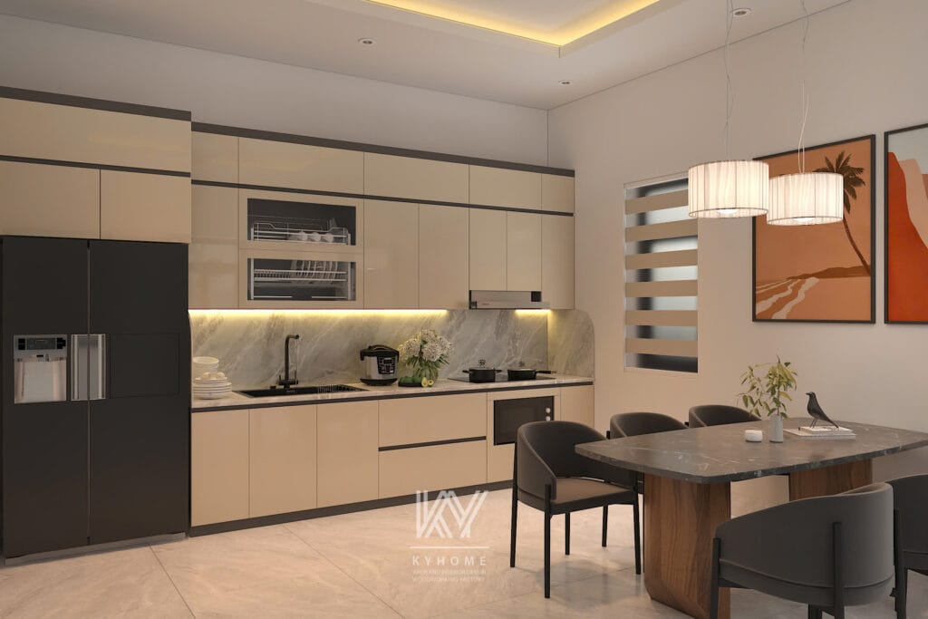 Thiết kế nội thất phòng bếp