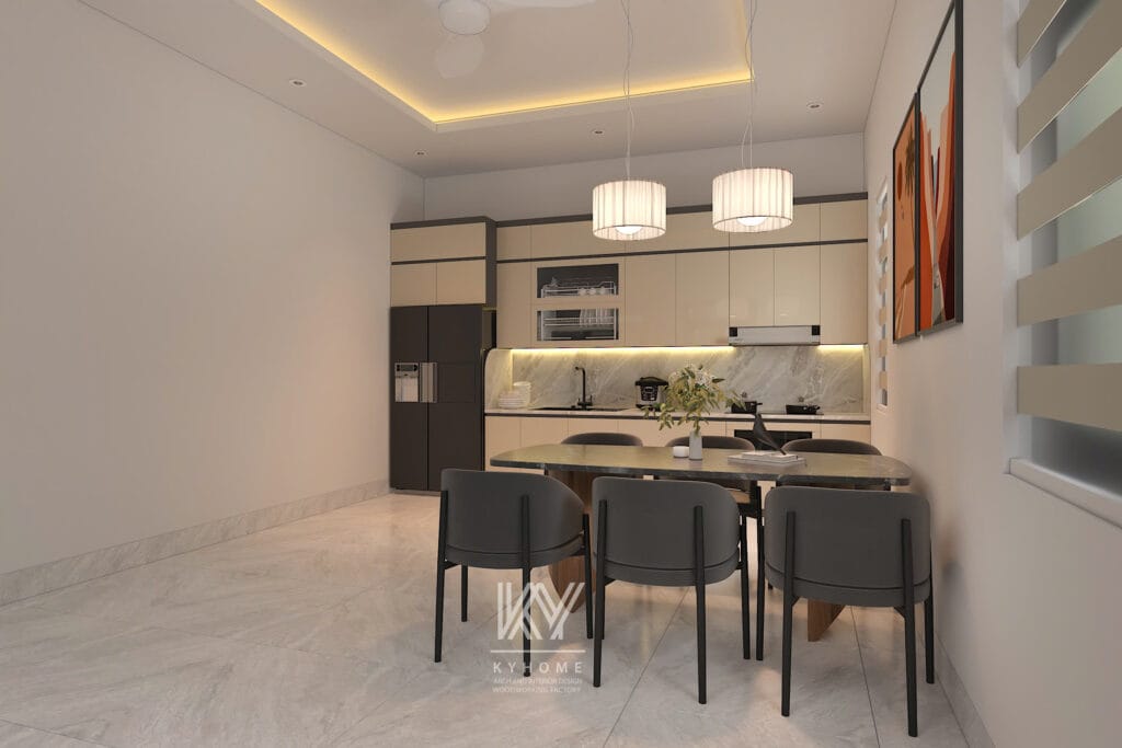 Thiết kế nội thất phòng bếp