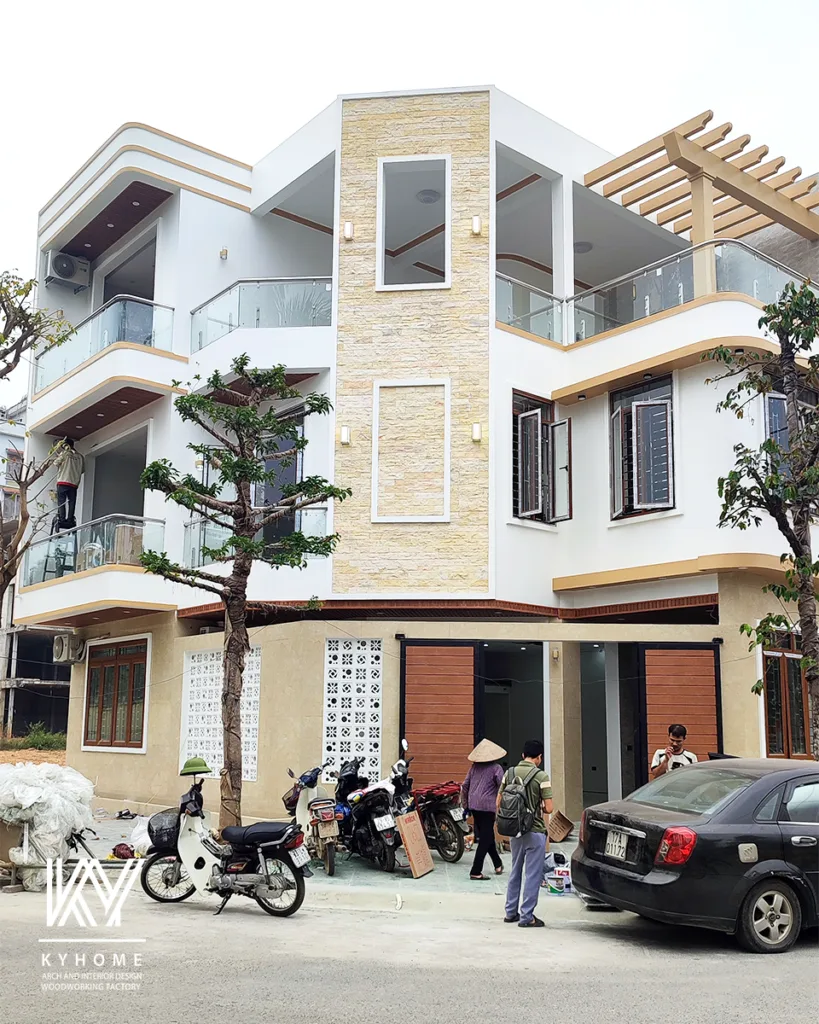 dự án hoàn thiện biệt thự song lập