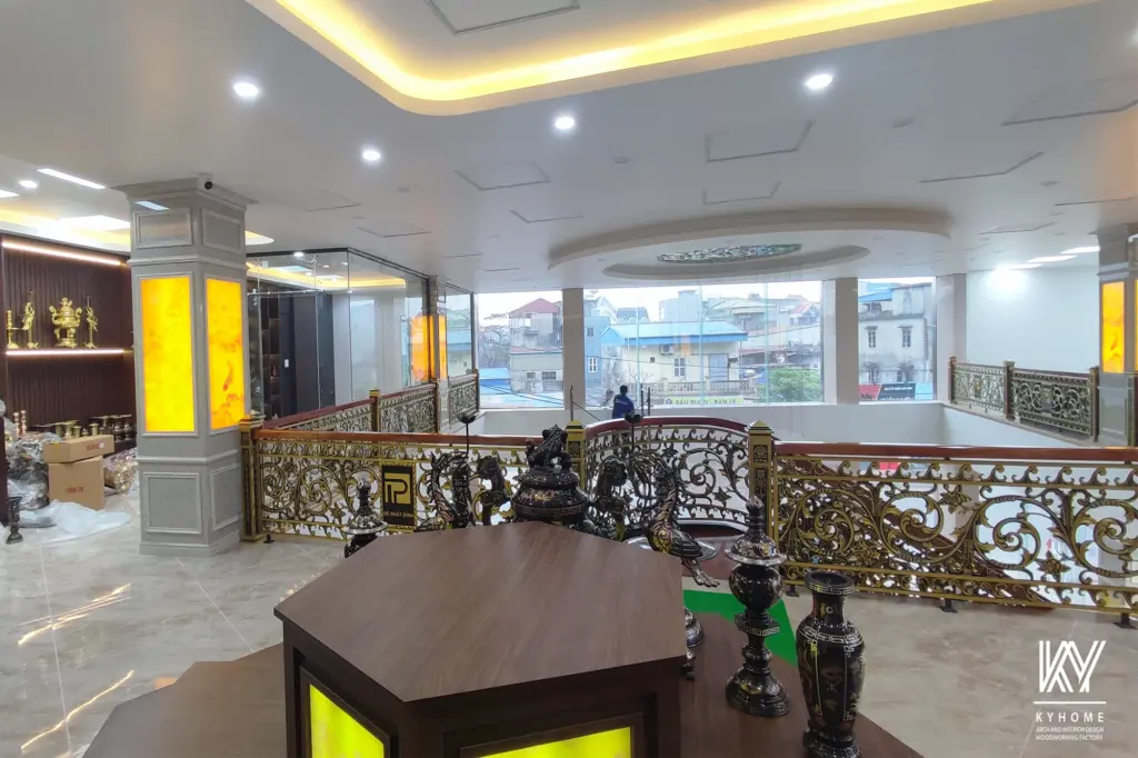 nội thất showroom đồ thờ tầng 2